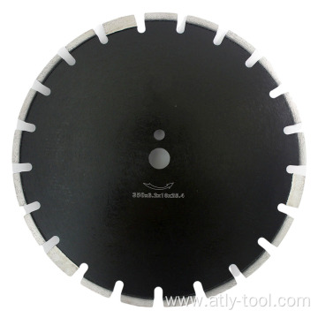 Laser welding asphalt cutting blade